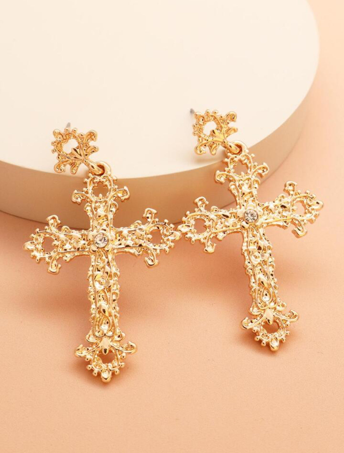 Modern Charm Cross Earring