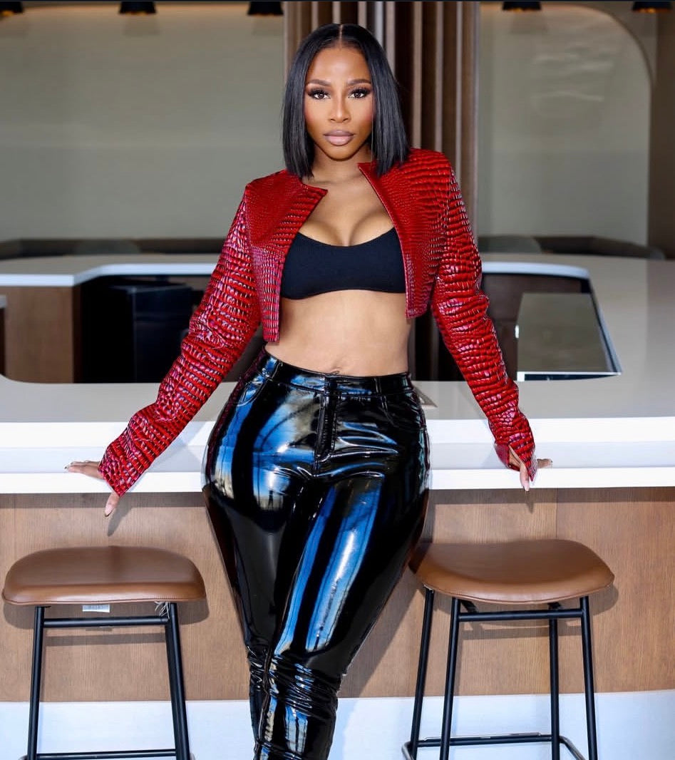 TMHB Fatima Patent Leather Jacket