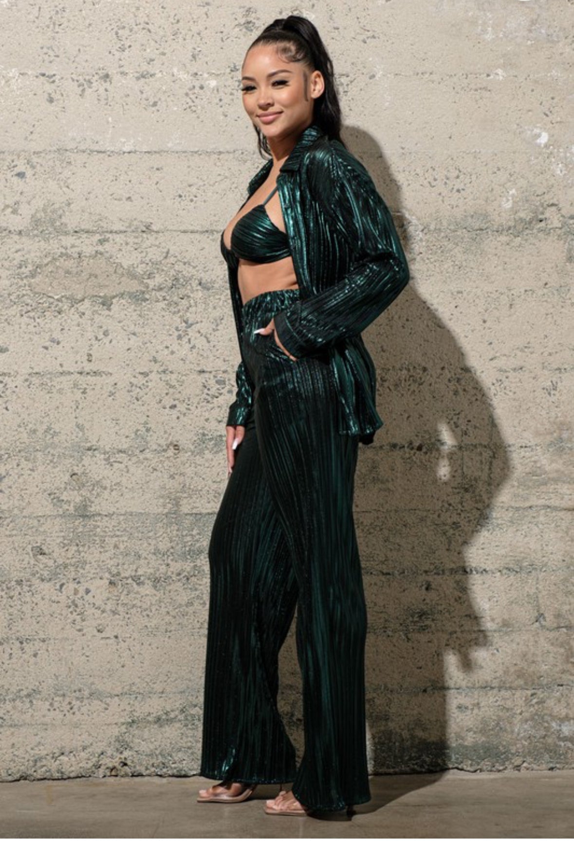 TMHB Metallic Green 3 piece set