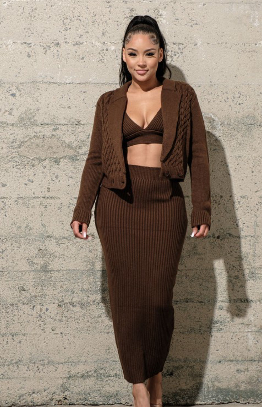 TMHB Sophia 3 piece Sweater Set